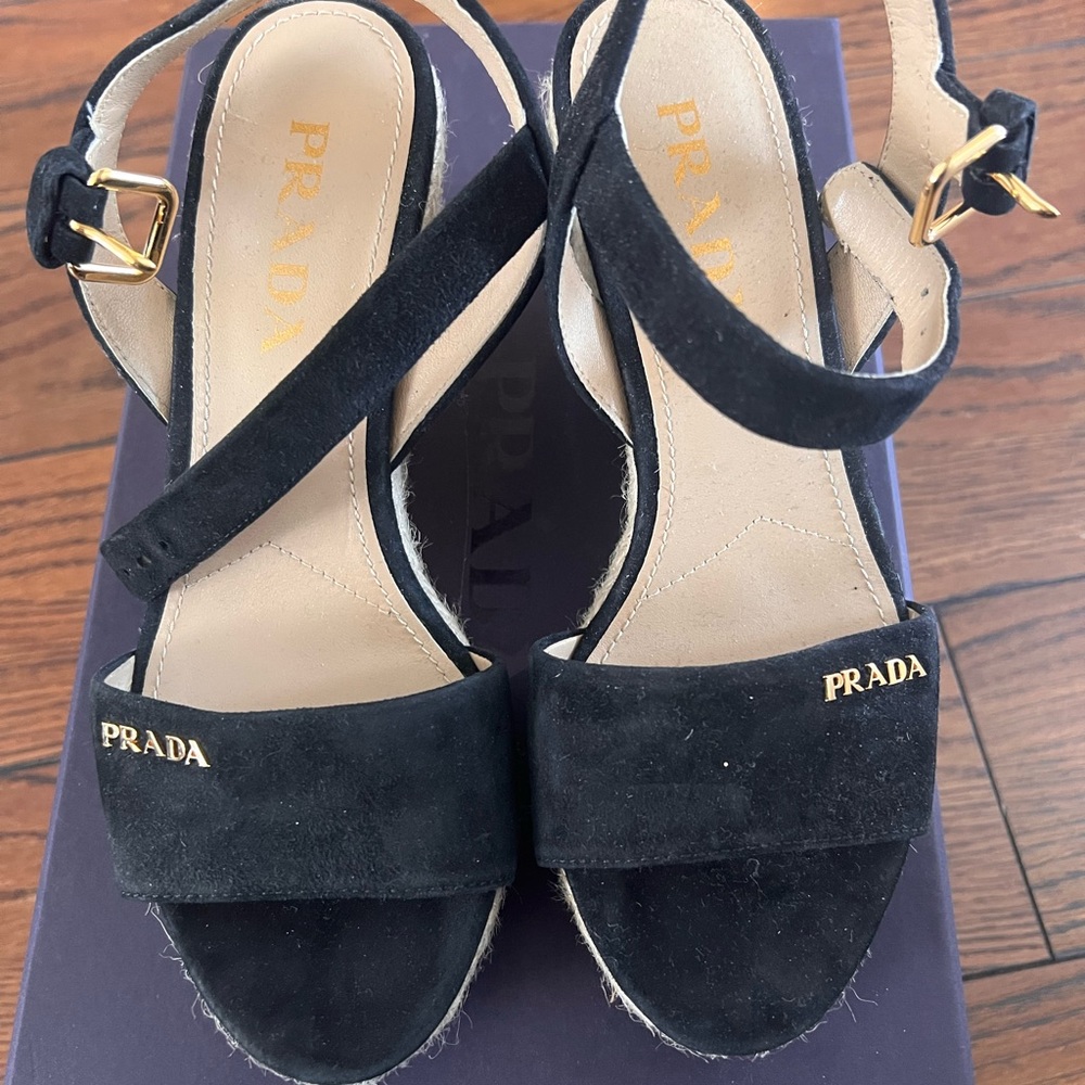Prada wedges